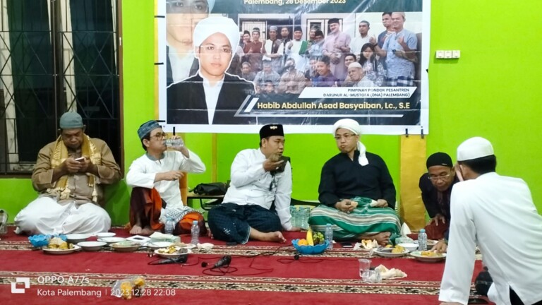 Habib Abdullah Dan Sekjen Pcnu Palembang Hadir Satu Tahun Majlis