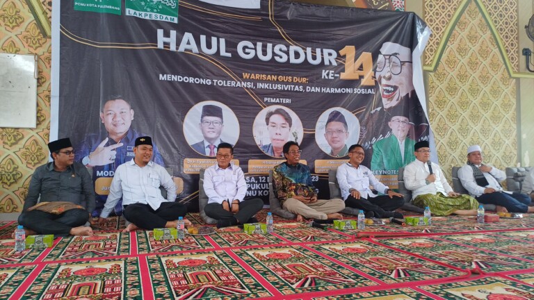 Gelar Haul Gus Dur Ke-14, PCNU Palembang Angkat Tema “Warisan Gus Dur ...